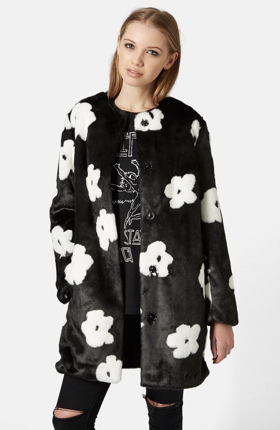 Daisy Faux Fur Coat Nordstrom