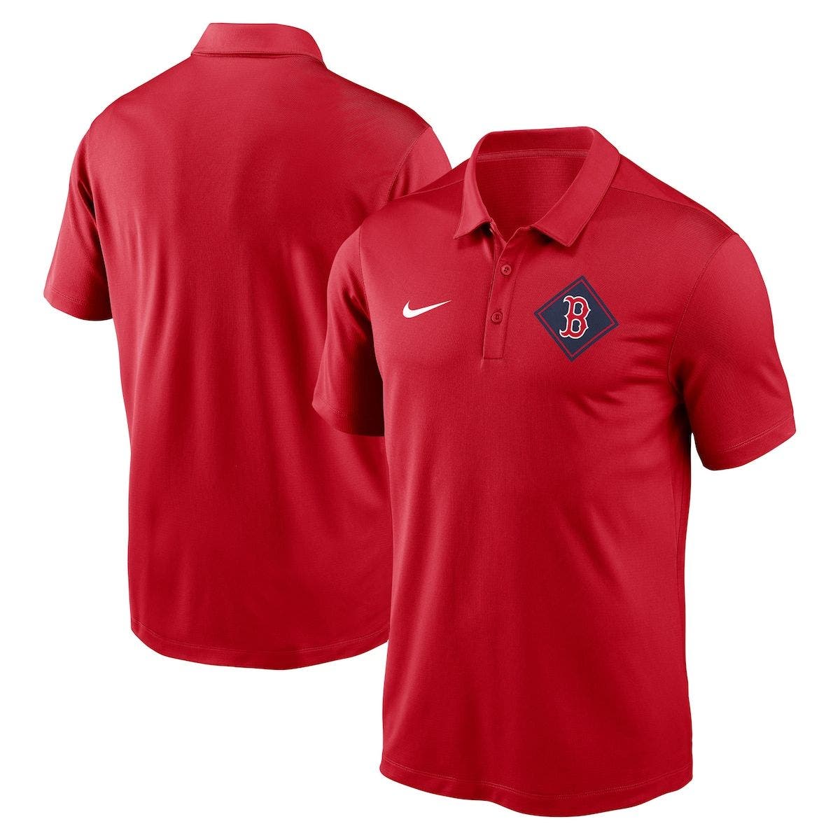 nike red sox polo