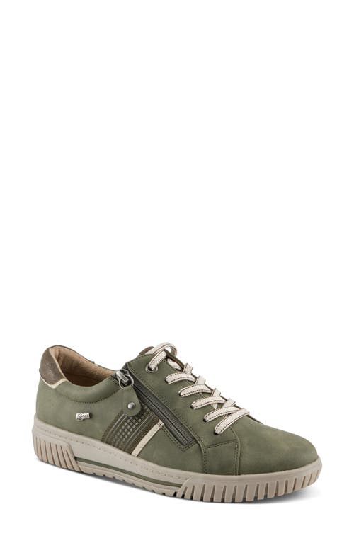 Shop Spring Step Jamia Water Resistant Sneaker In Olive Green