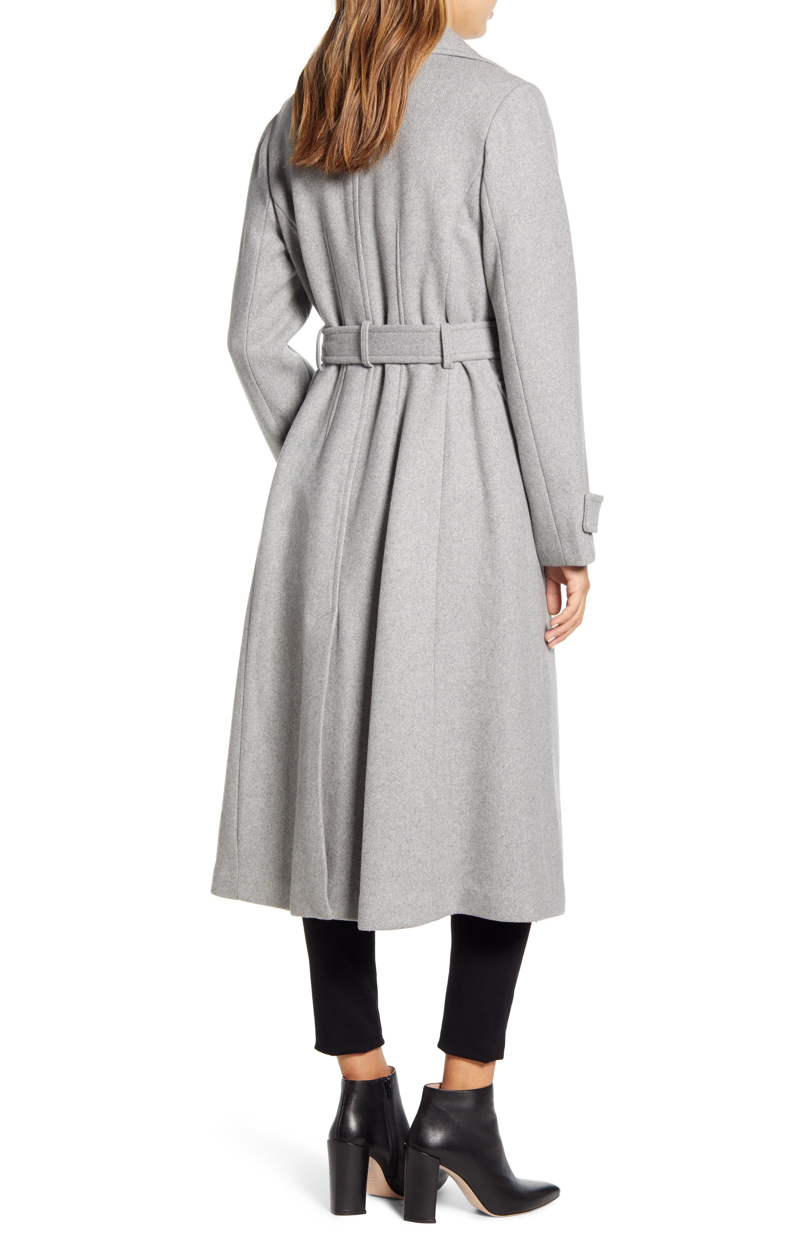 kate spade new york | twill wool blend belted coat | Nordstrom Rack