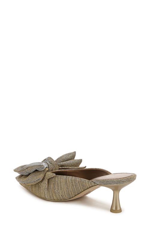 Circus Ny By Sam Edelman Fiona Mid-heel Bow Pumps In Soft Gold