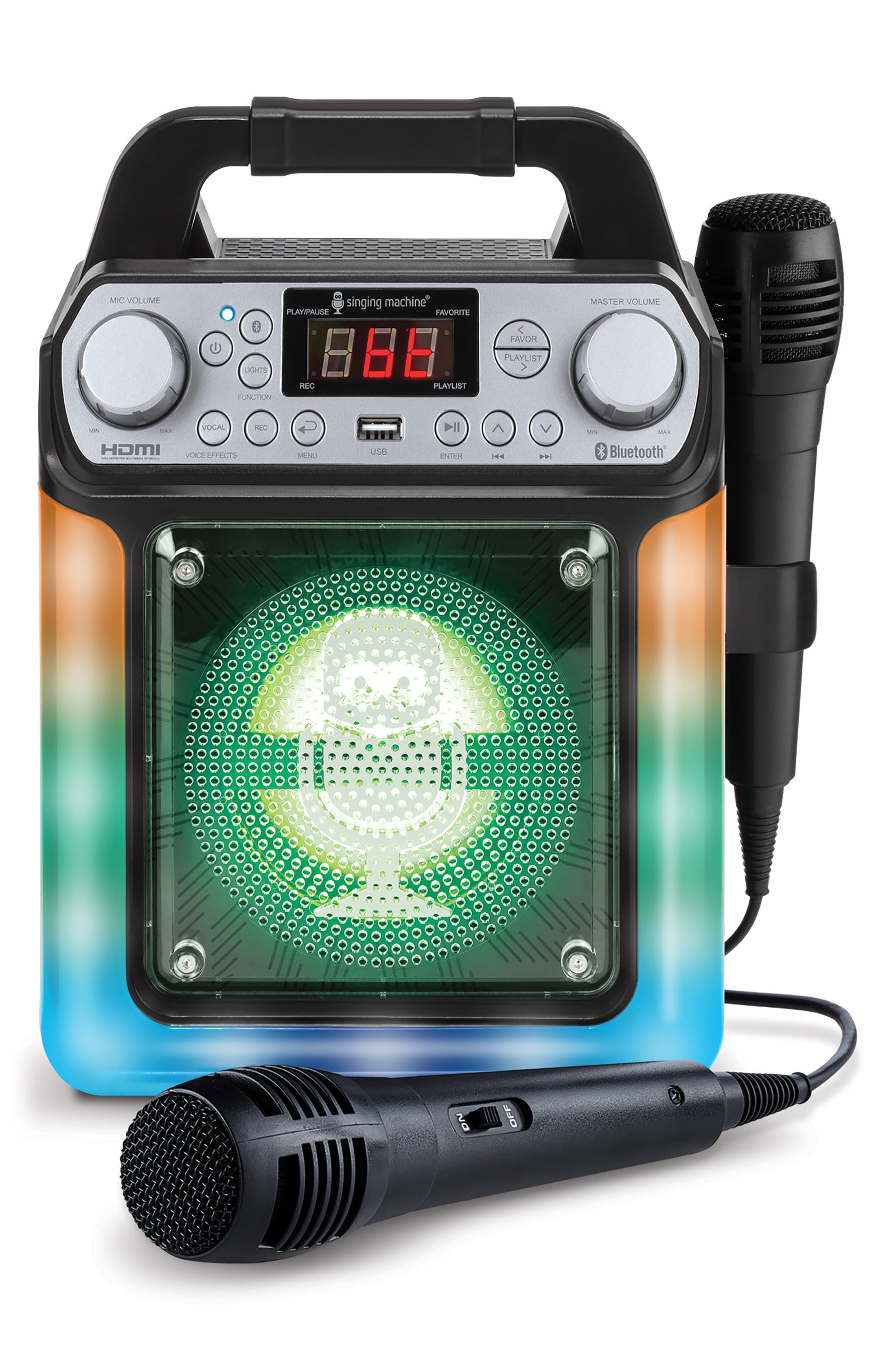 Singing Machine Groove Mini Karaoke Player with Two Microphones Nordstrom