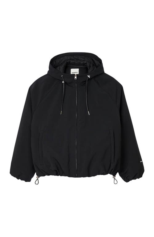 Shop Sandro Padded Jacket In Black