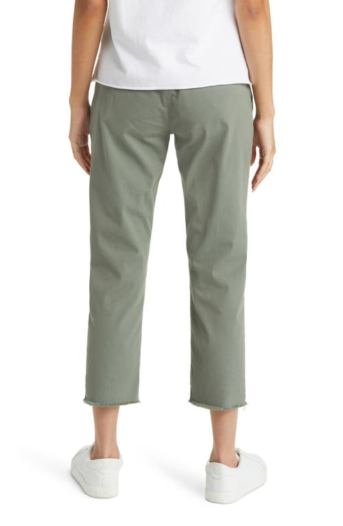 Shop Frank & Eileen Wicklow Crop Chinos In Rosemary