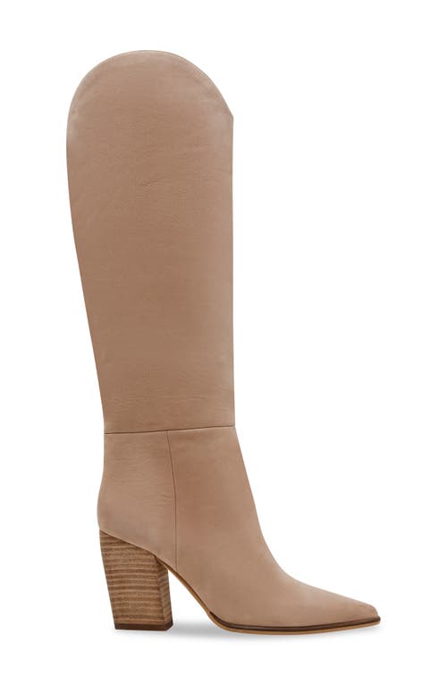 Steve Madden Croft Pointed Toe Boot In Taupe