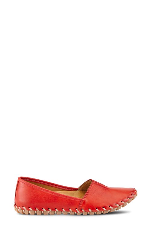 Spring Step Kathaleta Flat In Red