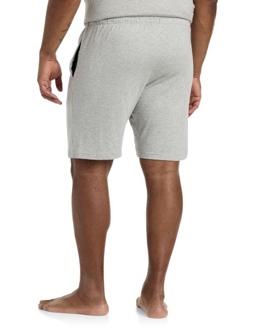 Shop Polo Ralph Lauren Supreme Comfort Sleep Shorts In Andover Heather