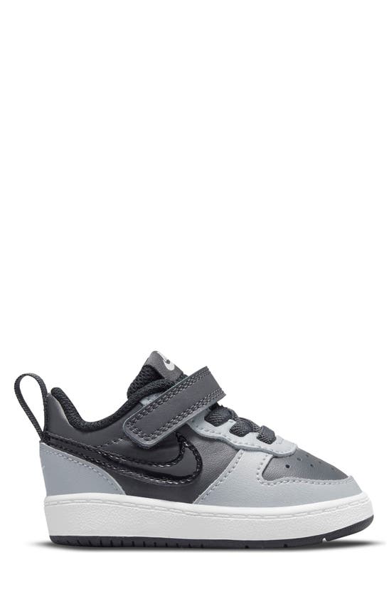 Nike Kids' Court Borough Low 2 Sneaker In Anthracite/ Black