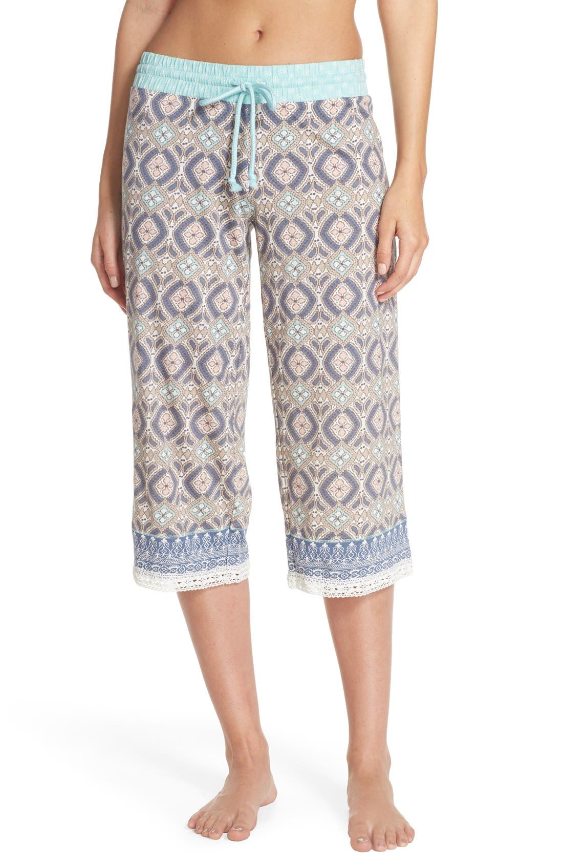 PJ Salvage 'Miss' Crop Pajama Pants Nordstrom