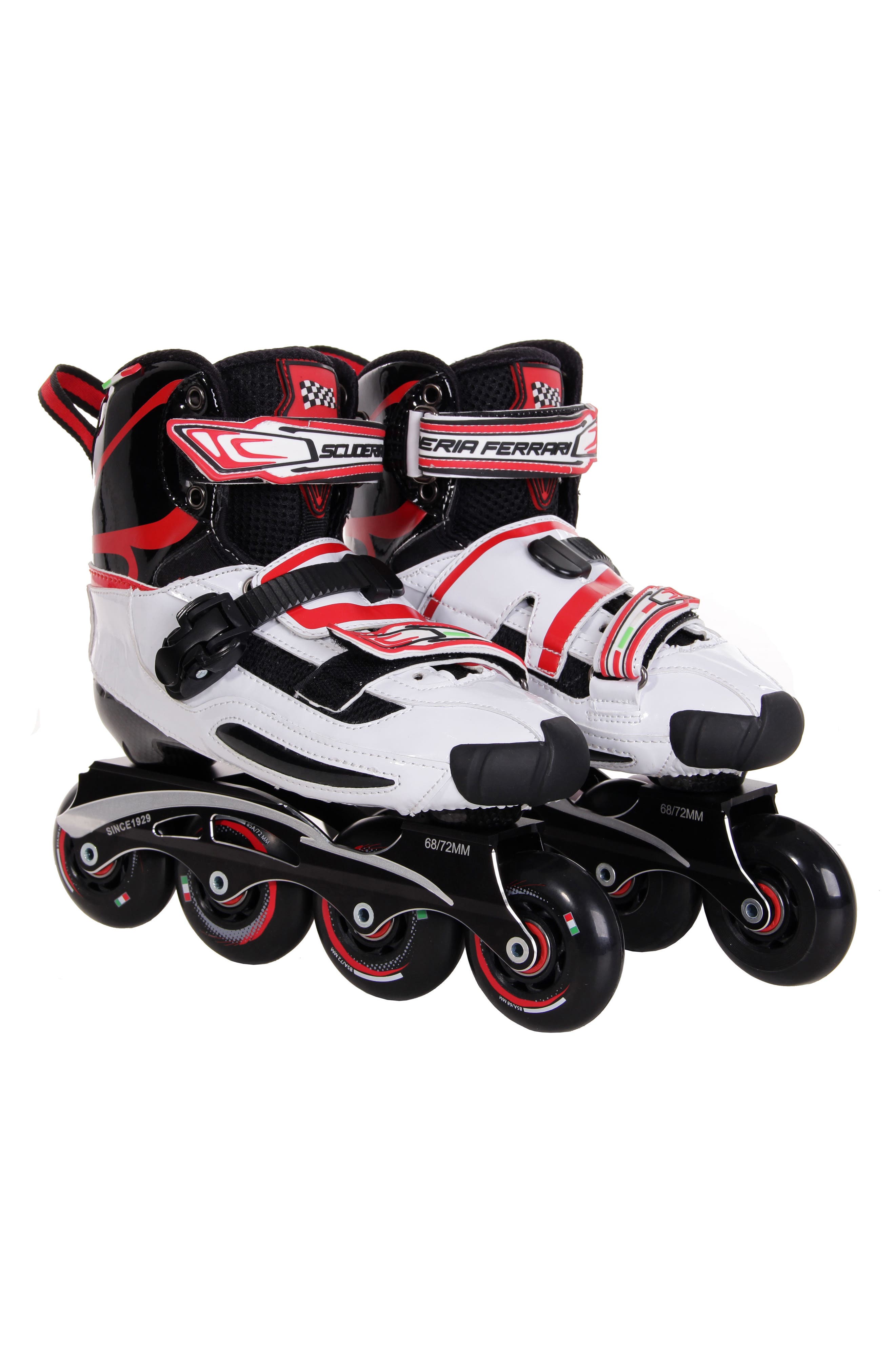 Ferrari Carbon Fiber Slalom Inline Skates with Interchangeable Chassis