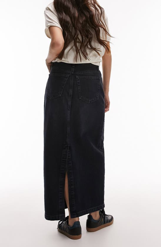 TOPSHOP TOPSHOP DENIM MIDI SKIRT