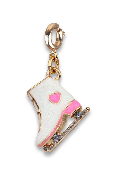 Charm It !® Kids' Glitter Ice Skate Charm In White