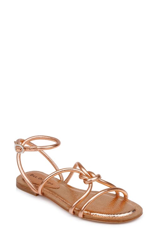 Dee Ocleppo Barbados Ankle Strap Sandal In Gold