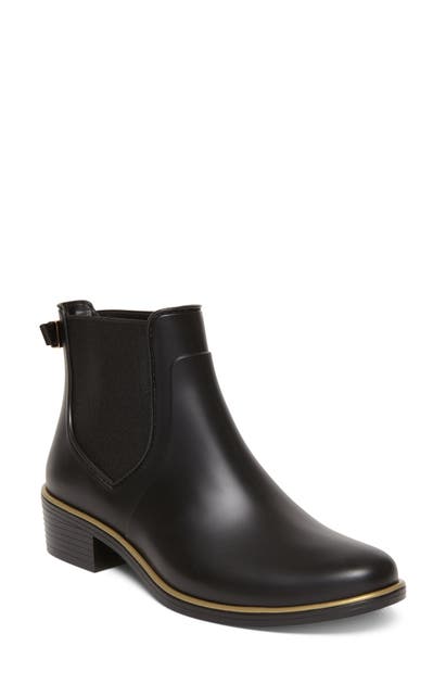 Click to view more detailed imagery on our partner's website Kate Spade Sally Chelsea Rain Boot In Black