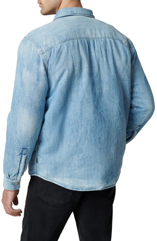 Shop Joe's Raf Denim Shirt Jacket In Puff Indigo