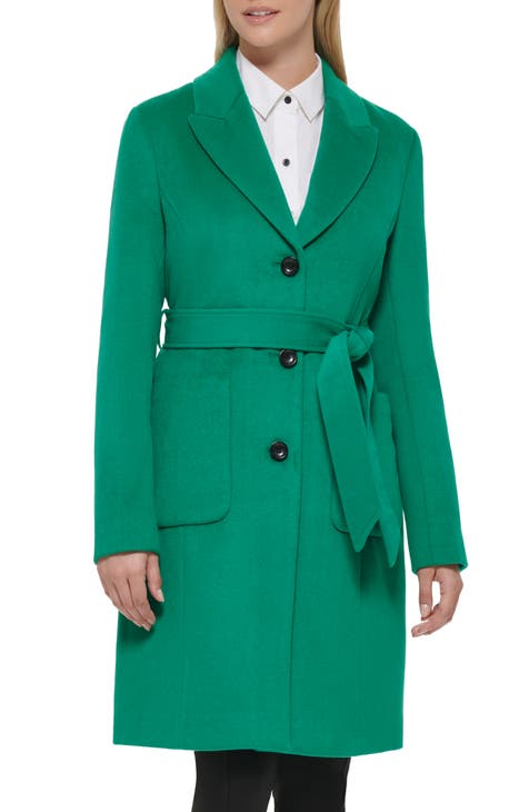 Pure Luxury 100% Boiled Wool Jacket and Coat Fabric - Moss