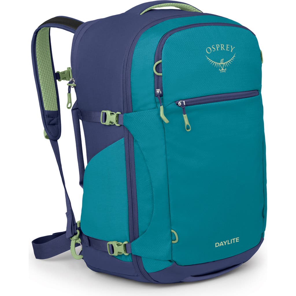 Osprey Daylite 44-liter Travel Carry-on Backpack In Blue Spikemoss/alkaline