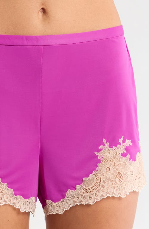 Natori Enchant Lace Short Pajamas In Radiant Orchid