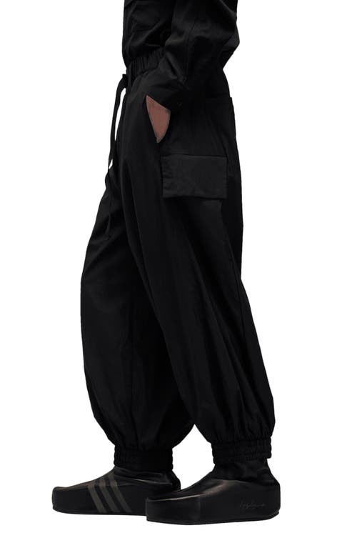 Shop Y-3 Belted Recycled Polyamide Jogger Track Pants In Black