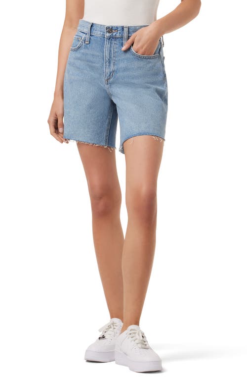Favorite Daughter The Tommy Raw Hem Relaxed Denim Shorts in Sonoma