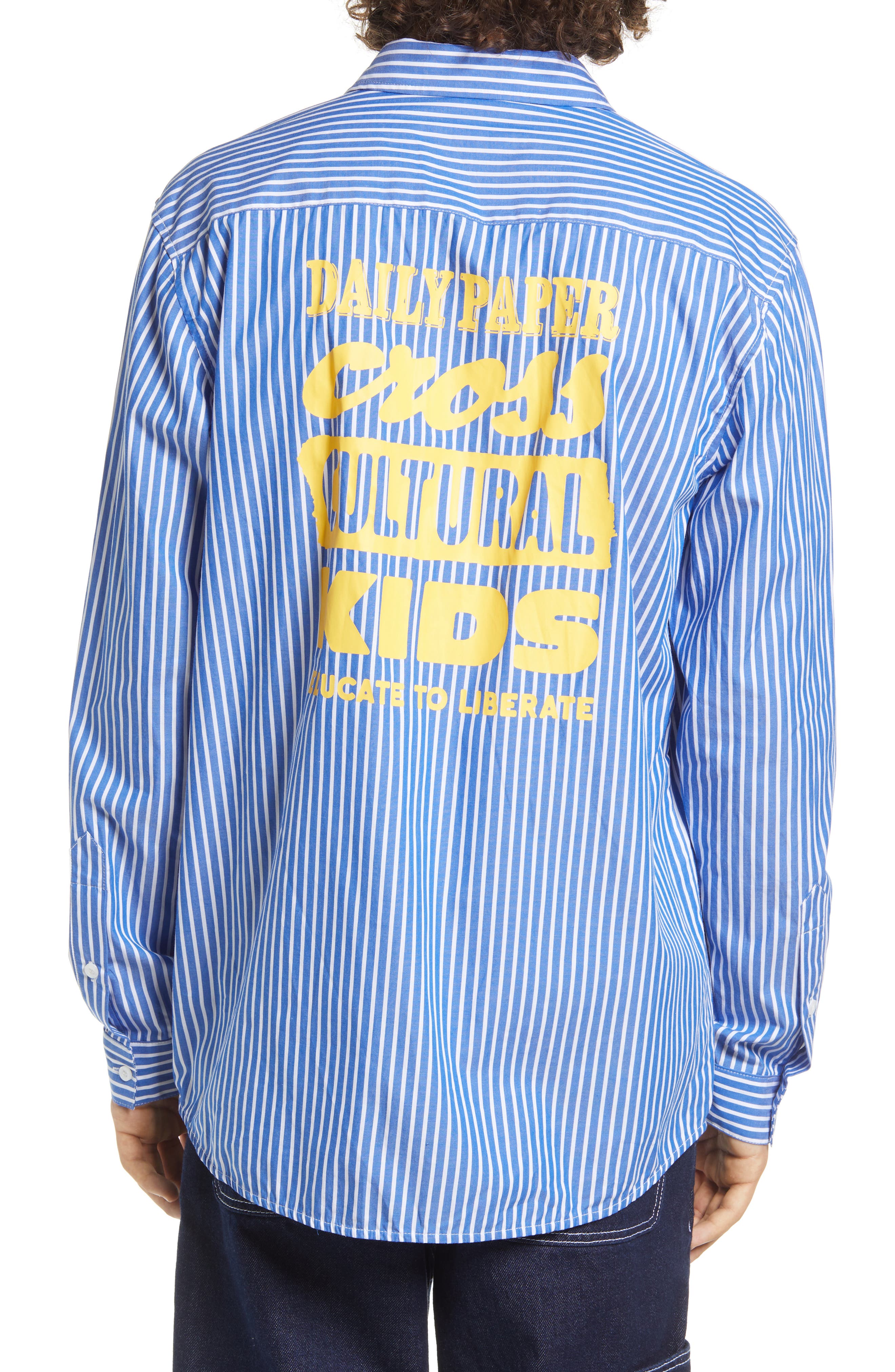 daily paper striped shirt