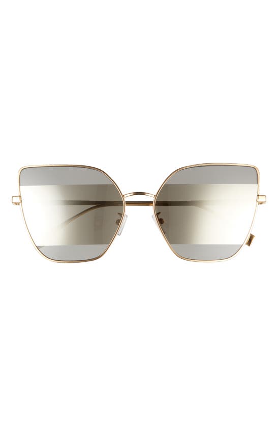 61 Butterfly Sunglasses In Endura Gold / Smoke Mirror