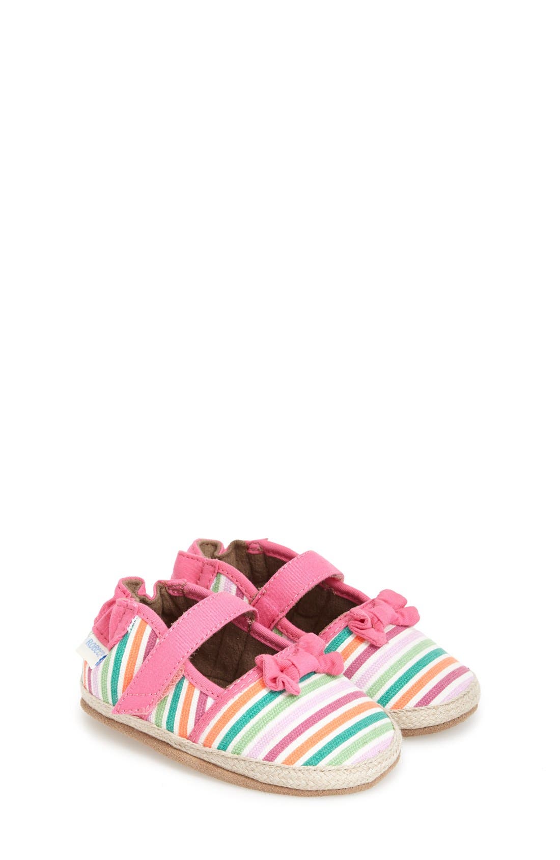 Robeez® 'Candy Stripe' Espadrille Crib Shoe (Baby & Walker) Nordstrom