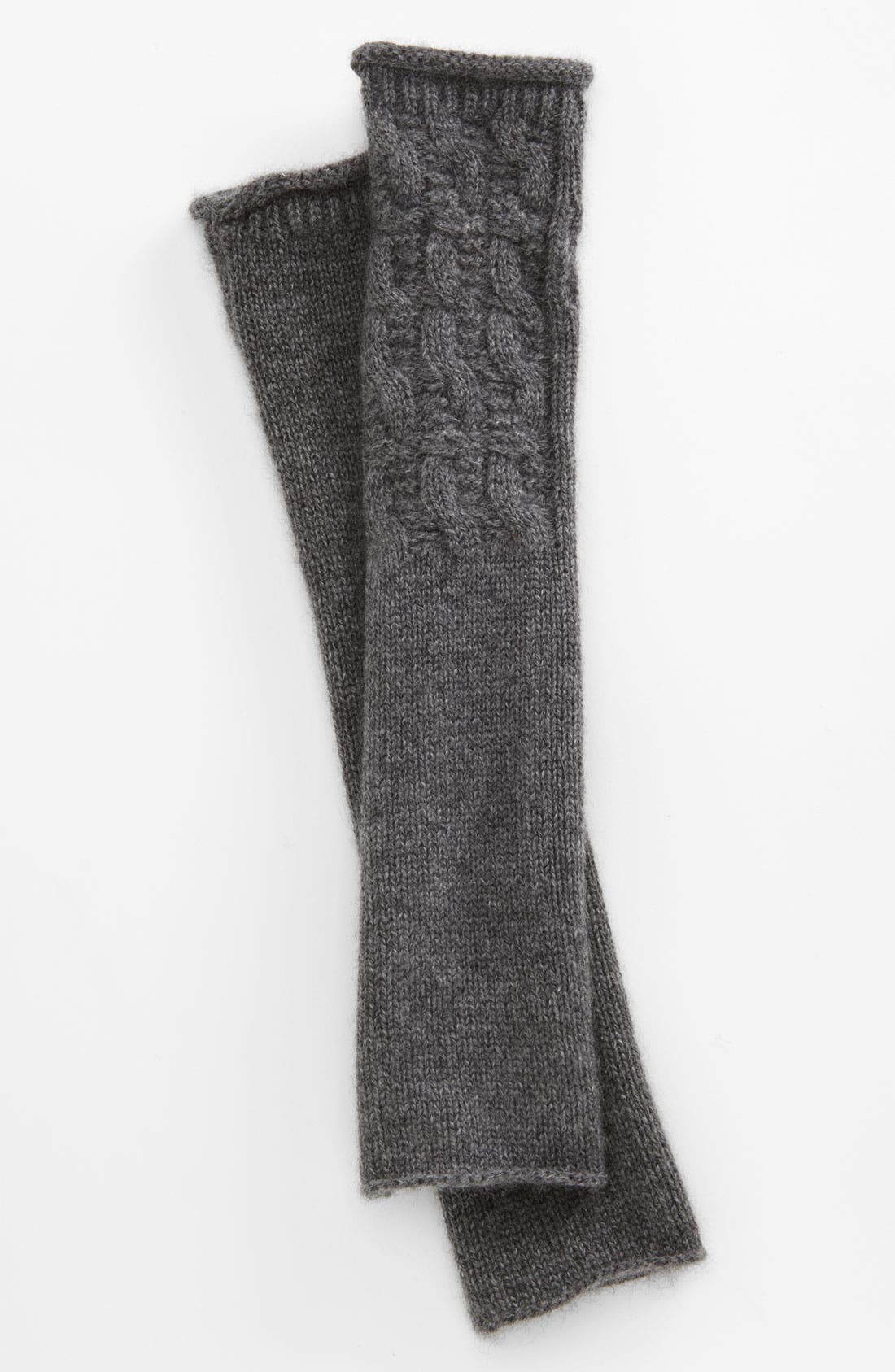 Nordstrom Textured Fingerless Cashmere Gloves Nordstrom