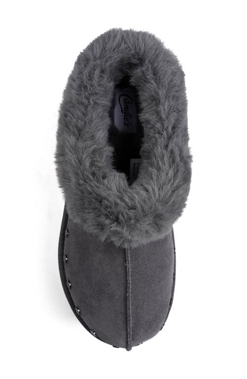 Shop Candies Candie's Sabi Faux Fur Platform Slipper In Grey