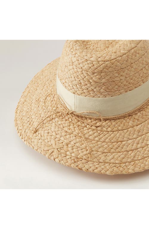Helen Kaminski Leoni Raffia Straw Sun Hat In Natural/creme