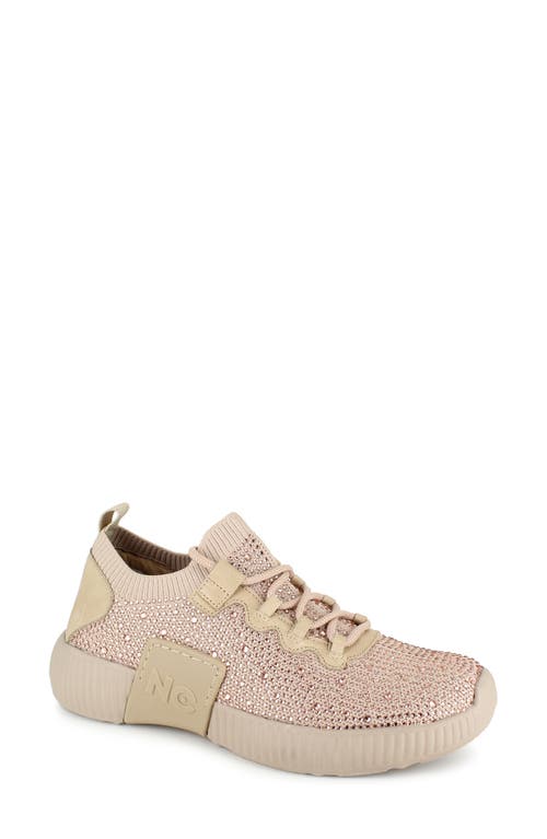 Kaycey Decorative Water Resistant Sneaker in Natural Nude