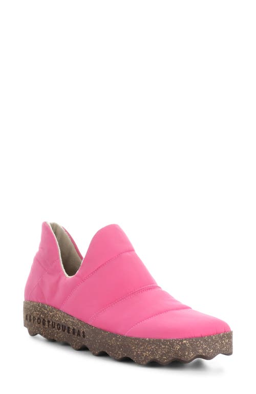 Crus Quilted Slip-On Sneaker in Pink Nylon