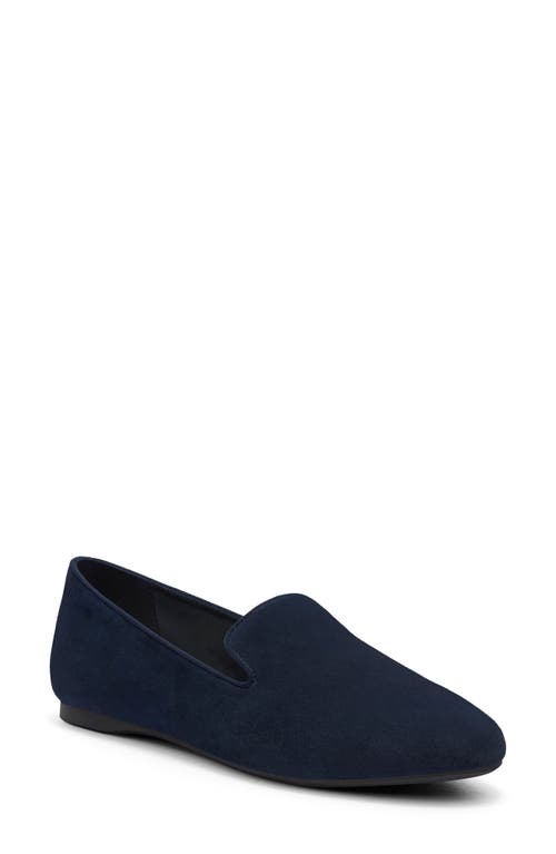 Starling Flat in Navy Suede