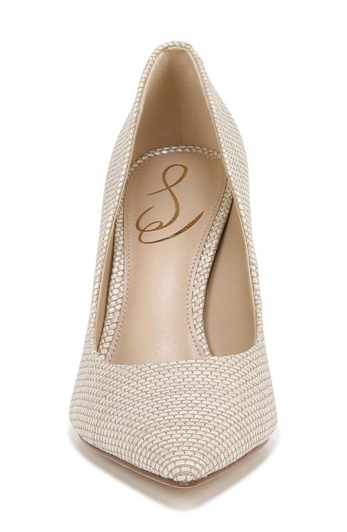 Sam Edelman Hazel Pointed Toe Heel Light In Light Natural