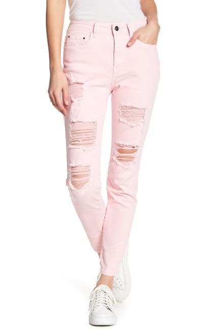 Abound Destroyed Denim Skinny Jeans Nordstrom Rack