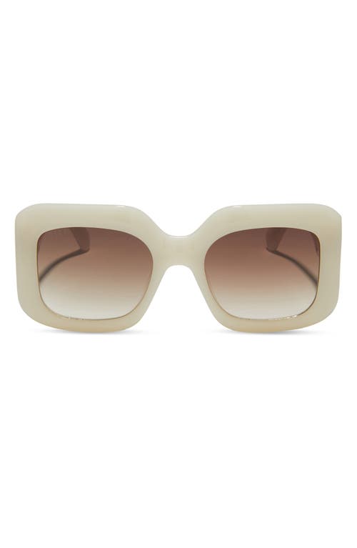 Giada 52mm Gradient Square Sunglasses in Brown Gradient