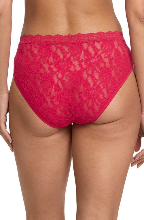 Shop Hanky Panky High Cut Briefs In Beet Juice Red