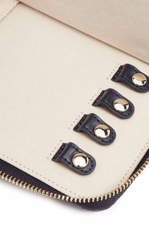 Wolf Maria Zip Jewelry Portfolio In Navy