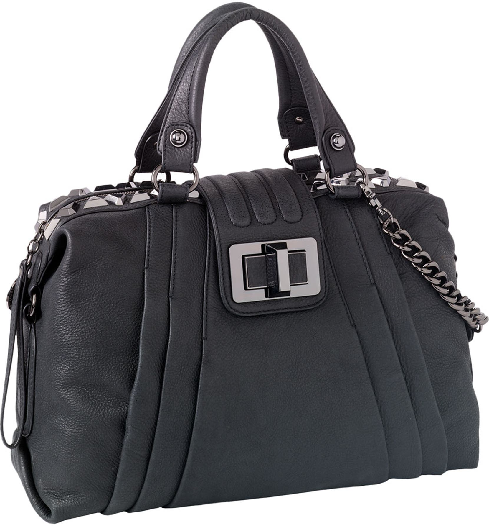 Marciano Studded Satchel With Chain Strap Nordstrom