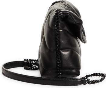 SAINT LAURENT Lambskin Quilted Toy Loulou Puffer Monogram Chain