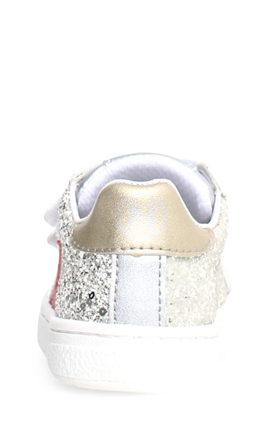 Shop Naturino Kids' Pinn Sneaker In Silveruchsia-platinum