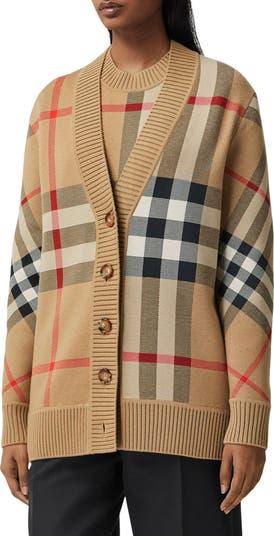 Burberry on sale cardigan womens