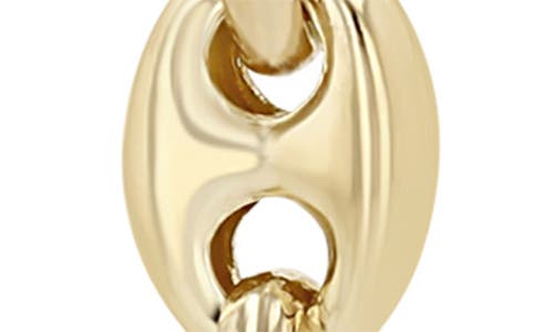 Zoë Chicco Puffed Mariner Threader Earrings In 14k Yellow Gold