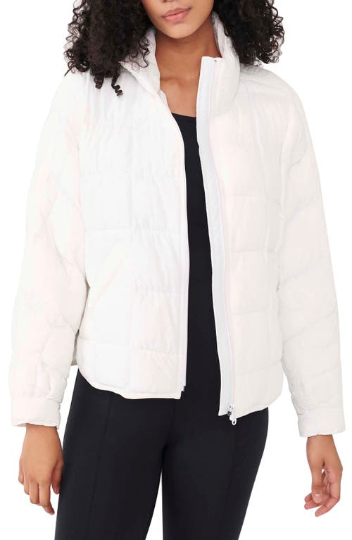 Pippa Packable Puffer Jacket in White