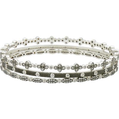Freida Rothman Set Of 3 Stacking Bracelets