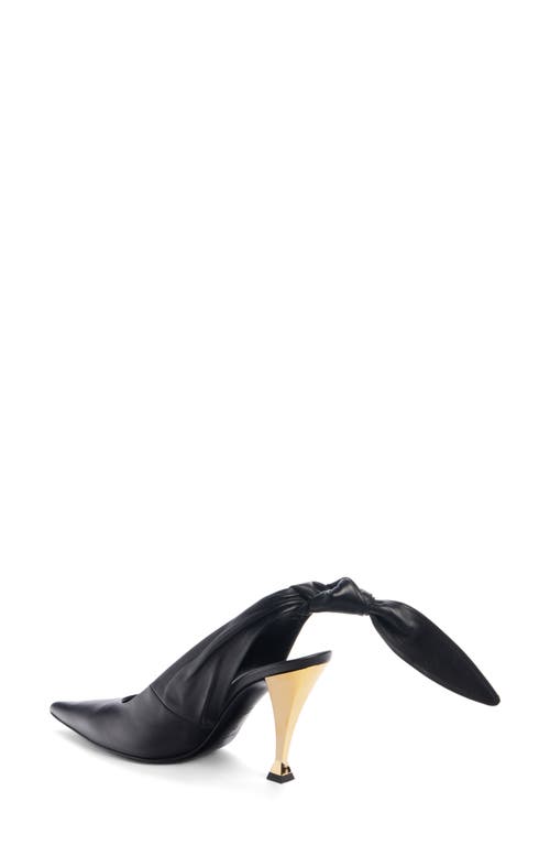 Shop Givenchy Beau Slingback Pump In Black/golden