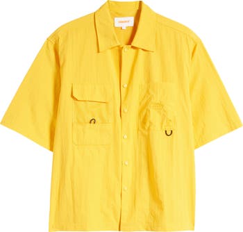 Short Sleeve Nylon Snap-Up Fishing Shirt