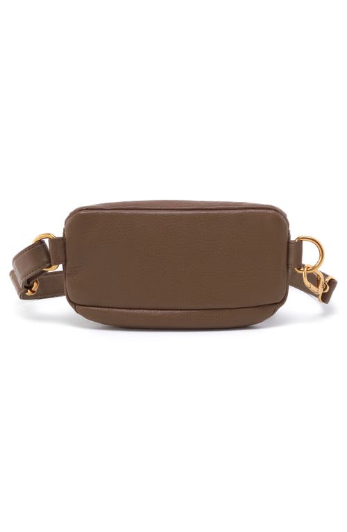 Shop Hobo Fern Leather Belt Bag In Dark Elm