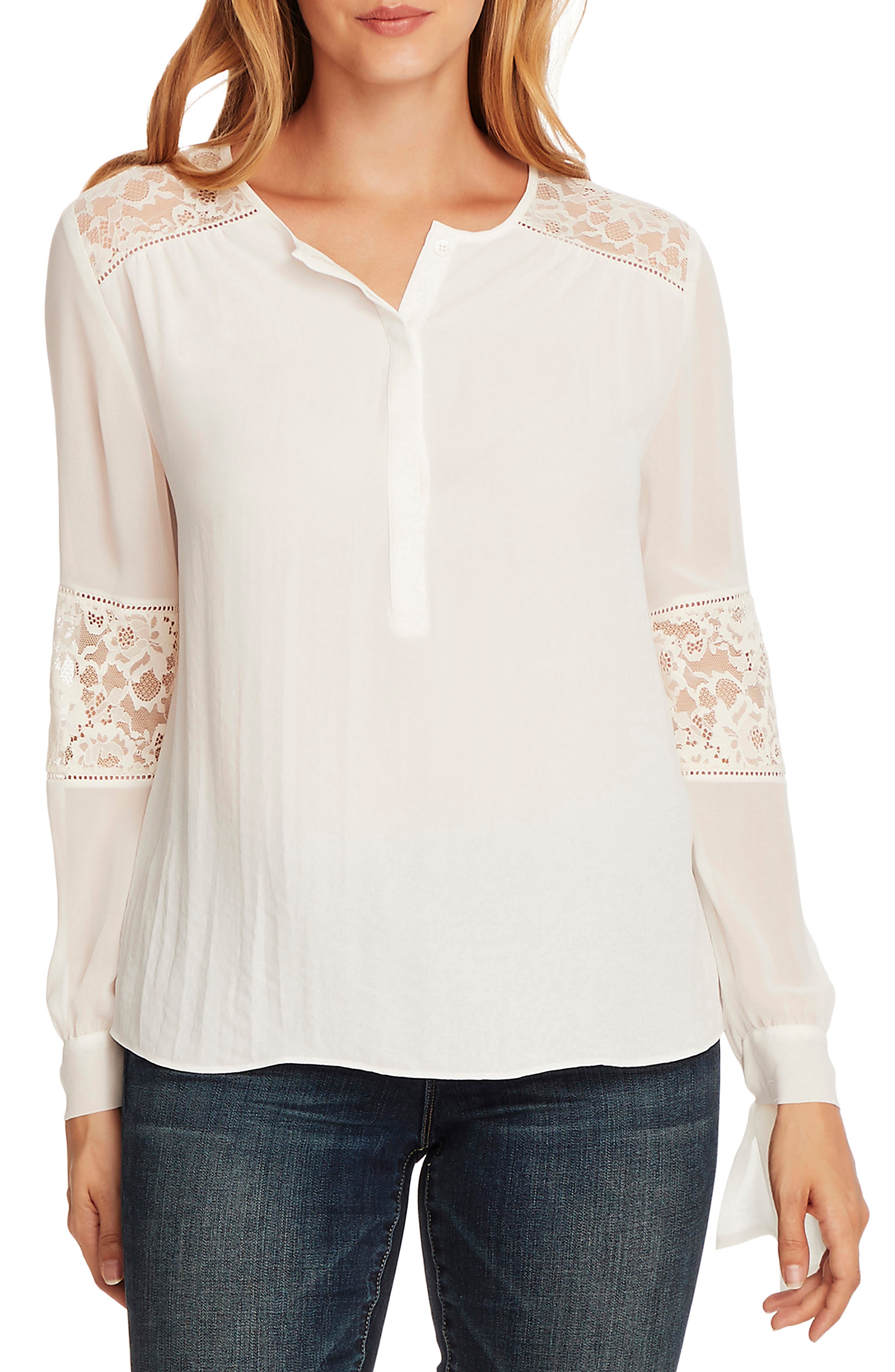 vince camuto lace top