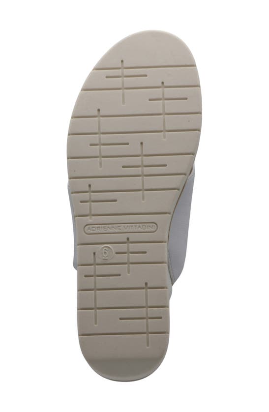 Adrienne Vittadini Playa Platform Sandal In White